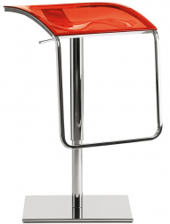 Табурет прозрачный барный с регулировкой высоты-thumbs-Фото1