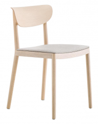 Стул деревянный с мягким сиденьем-thumbs-Фото1