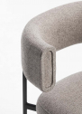 Кресло с обивкой MIDJ Amelie P M TS сталь, ткань Фото 10
