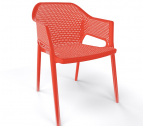 Кресло пластиковое Gaber Minush технополимер красный Фото 1
