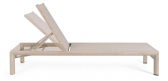 Шезлонг-лежак текстиленовый Garden Relax Skipper алюминий, текстилен натуральный Фото 3