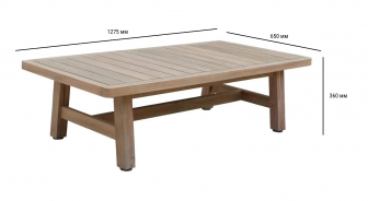 Столик деревянный кофейный-thumbs-Фото3