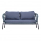 Комплект лаунж мебели Grattoni Elba Rope алюминий, роуп, олефин синий Фото 7