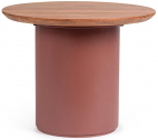 Столик кофейный деревянный Garden Relax Ojas МДФ, акация терракотовый Фото 1