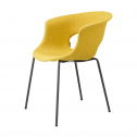 Кресло с обивкой Miss B Pop coated steel frame