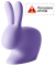 Стул пластиковый Qeeboo Rabbit полиэтилен фиолетовый Фото 2
