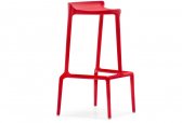 Табурет пластиковый барный PEDRALI Happy стеклопластик красный Фото 5