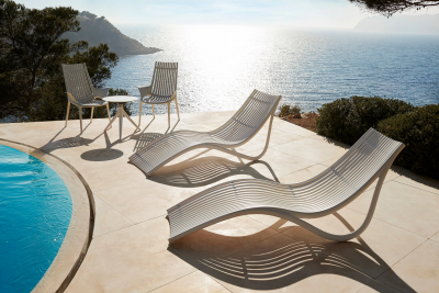 Лежак пластиковый Vondom Ibiza Basic полипропилен, стекловолокно белый Фото 11