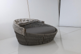 Лаунж-диван плетеный GARDENIUS Relax алюминий, роуп, ткань Фото 9