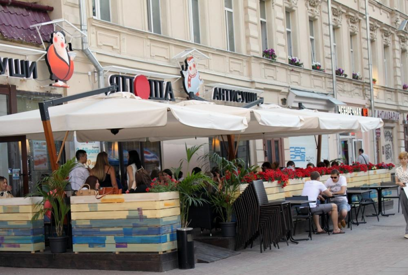 Зонт профессиональный 3х4 м Palladio Braccio