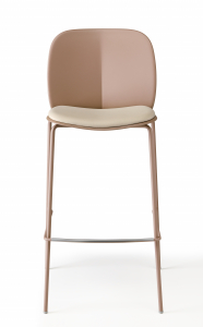 Стул пластиковый барный Scab Design Mentha Go Green сталь, технополимер карамельный Фото 8