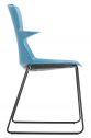Стул пластиковый на полозьях Gaber Tema S сталь, технополимер Фото 5