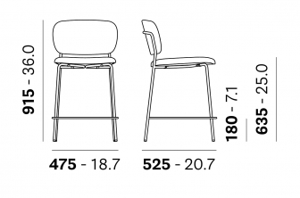 Стул полубарный с обивкой-thumbs-Фото3
