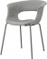 Кресло с обивкой Scab Design Miss B Pop coated steel frame сталь, поликарбонат, ткань антрацит, серый Фото 2