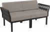 Диван пластиковый двухместный с подушками Portofino Lounge