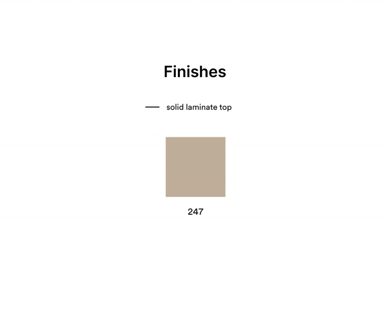 Столешница круглая Solid Laminate