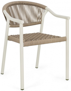 Кресло металлическое плетеное Garden Relax Canarias алюминий, искусственный ротанг песочный Фото 1