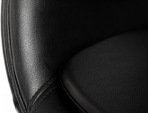 Кресло дизайнерское Beon Egg chair (Arne Jacobsen Style) A219 металл, экокожа черный Фото 3