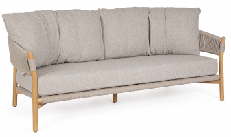 Диван трехместный плетеный с подушками-thumbs-Фото1