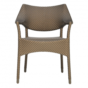 Кресло плетеное JANUS et Cie Amari алюминий, искусственный ротанг бронзовый Фото 3