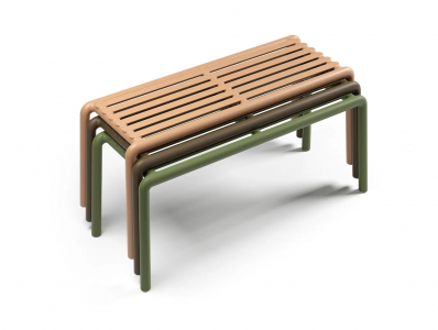 Скамья пластиковая Nardi Doga Bench стеклопластик белый Фото 4