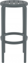 Табурет пластиковый барный Siesta Contract Tom Bar 75 стеклопластик темно-серый Фото 8