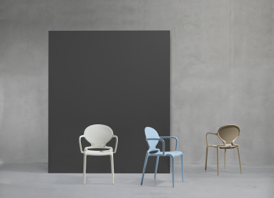 Кресло пластиковое Scab Design Gio стеклопластик лен Фото 9