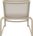 Стул пластиковый Siesta Contract Pacific Lounge стеклопластик, текстилен бежевый Фото 6