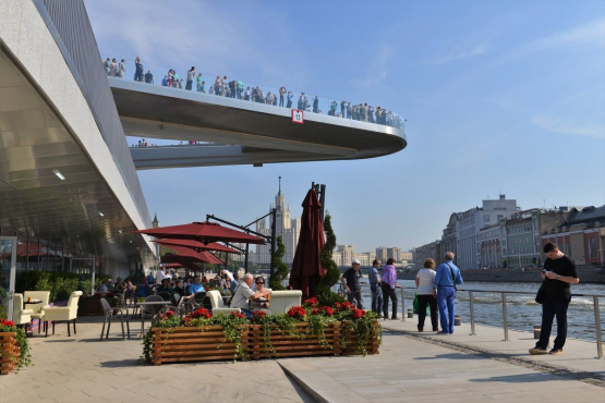 Парящий мост, Москва