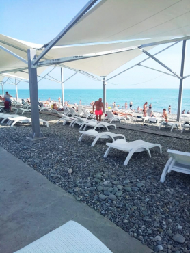 Пляж Bridge Resort, г. Сочи (перенесен)