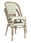 Стул металлический плетеный Garden Relax Silveira алюминий, искусственный ротанг тиффани Фото 7