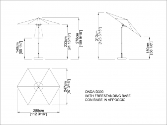 Зонт профессиональный Ø3 м-thumbs-Фото3
