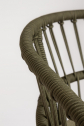 Кресло барное плетеное с подушкой Garden Relax Odivelas алюминий, роуп, олефин зеленый Фото 8