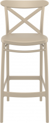 Стул пластиковый барный Cross Bar 75