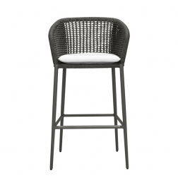 Кресло барное плетеное с подушкой-thumbs-Фото4