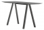 Стол барный с каналом для протяжки проводов PEDRALI Arki-Table CC Compact сталь, алюминий, компакт-ламинат HPL антрацит Фото 3