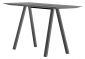 Стол барный с каналом для протяжки проводов PEDRALI Arki-Table CC Compact сталь, алюминий, компакт-ламинат HPL антрацит Фото 1