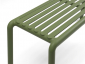 Скамья пластиковая Nardi Doga Bench стеклопластик агава Фото 5