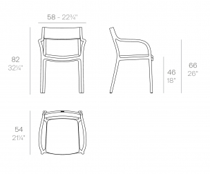 Кресло пластиковое с обивкой-thumbs-Фото3