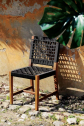 Стул плетеный La Romana Legno Claude ироко, роуп Фото 4