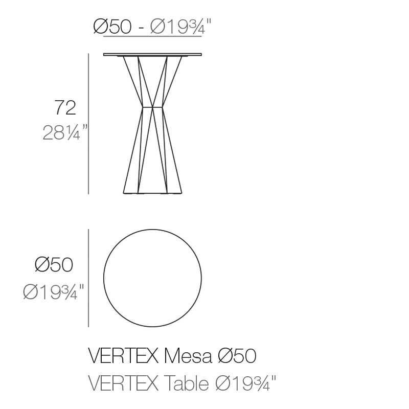 Стол обеденный ламинированный Vertex Basic