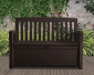 Скамья-сундук пластиковая Keter Patio Bench полипропилен коричневый Фото 3