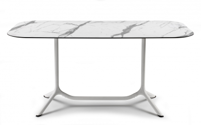 Подстолье двойное металлическое складное Scab Design Tripe Double Folding сталь белый Фото 5