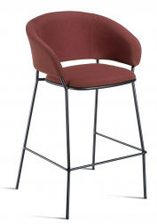 Кресло полубарное с обивкой Nuta Light Plus Stool 67
