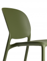Стул пластиковый Scab Design Hug Go Green технополимер оливковый Фото 5