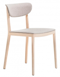 Стул деревянный с мягкой обивкой-thumbs-Фото1