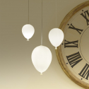 Светильник пластиковый подвесной SLIDE Balloon 20 полиэтилен белый Фото 4