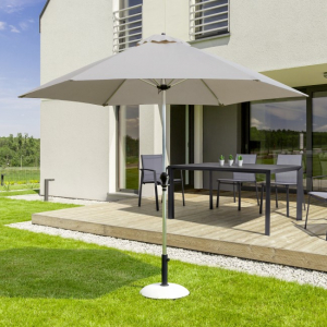 Зонт садовый Garden Relax Eris алюминий/полиэстр серый Фото 4