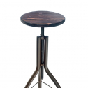 Табурет барный деревянный PF STILE Shabby сталь, дерево Фото 4