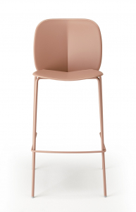 Стул пластиковый полубарный Scab Design Mentha Go Green сталь, технополимер карамельный Фото 3